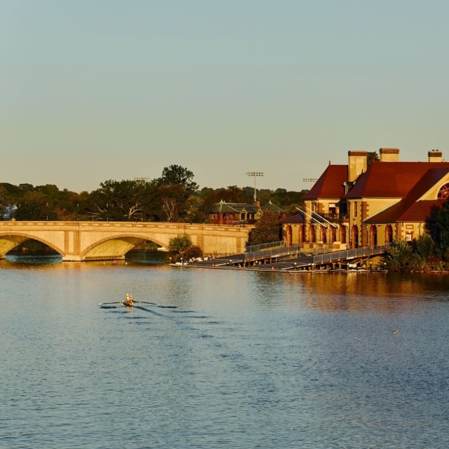 Boathouse River view in Boston