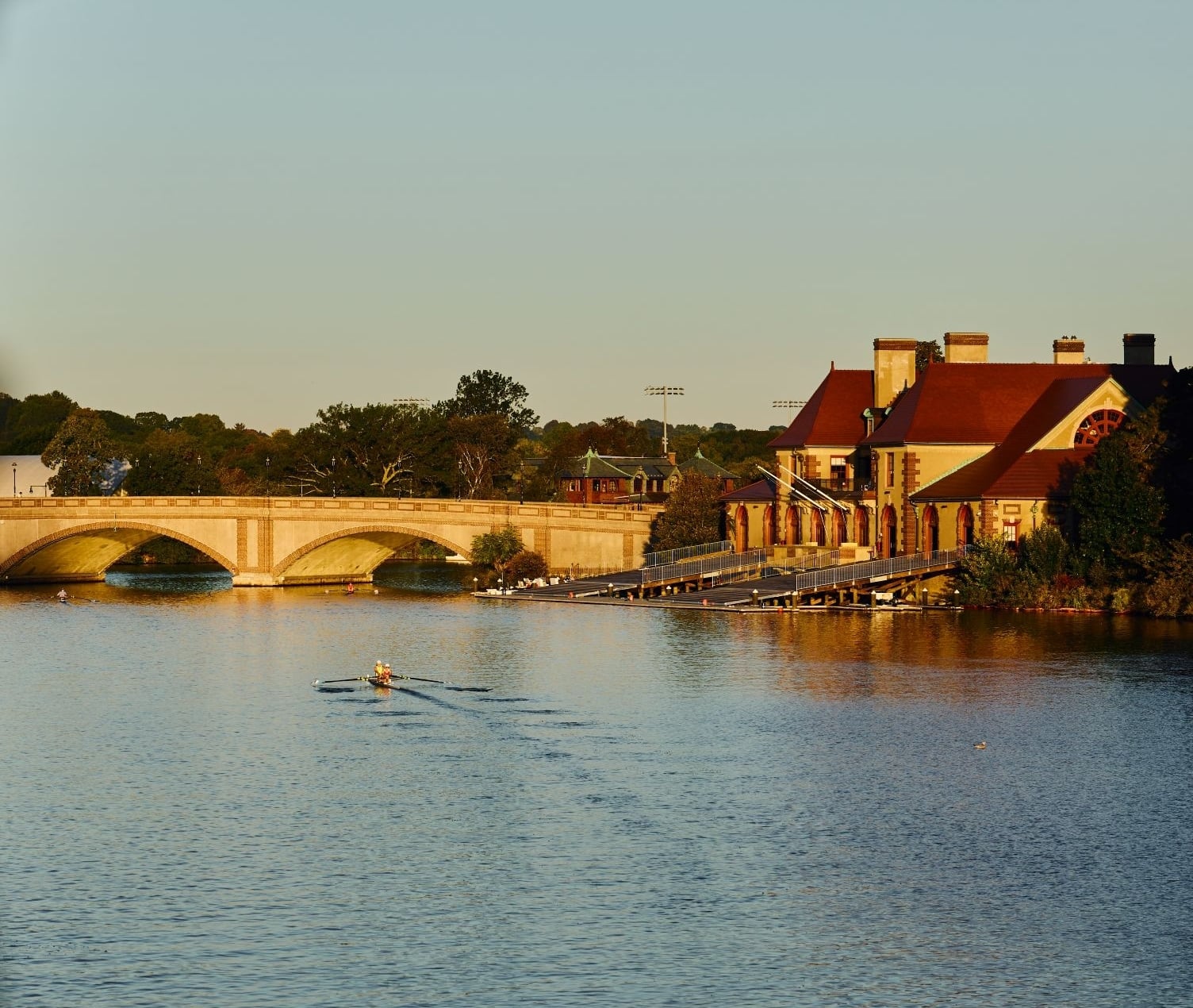 Boathouse River view in Boston