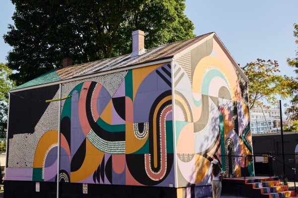 Jessie and Katey art house Allston western ave