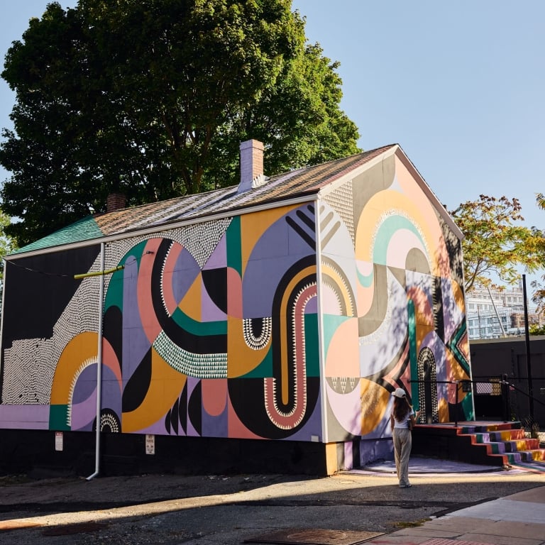 Jessie and Katey art house Allston western ave