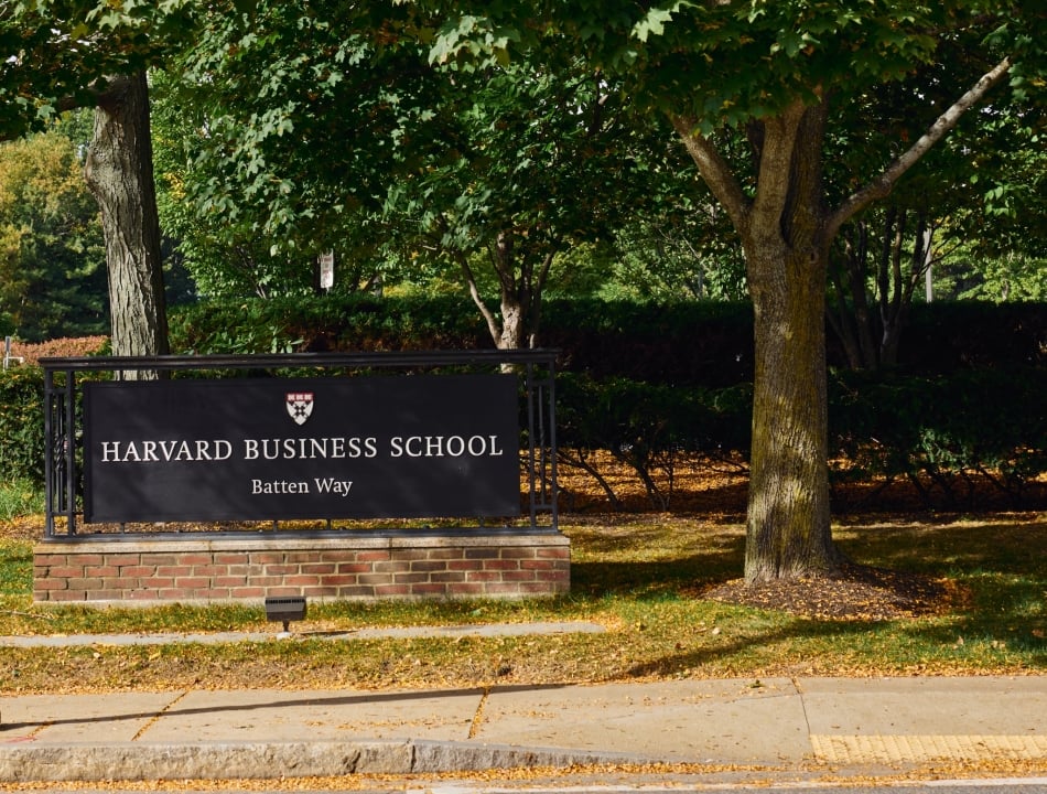 Harvard Business School located in Cambridge, Massachusetts.