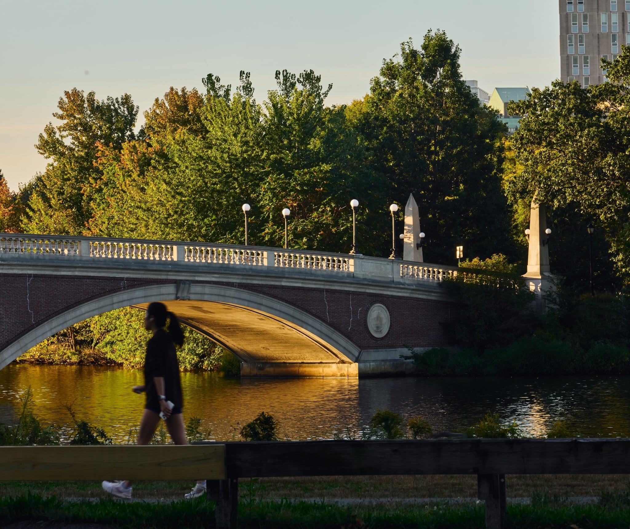 John W. Weeks Bridge over the Charles River in Boston.