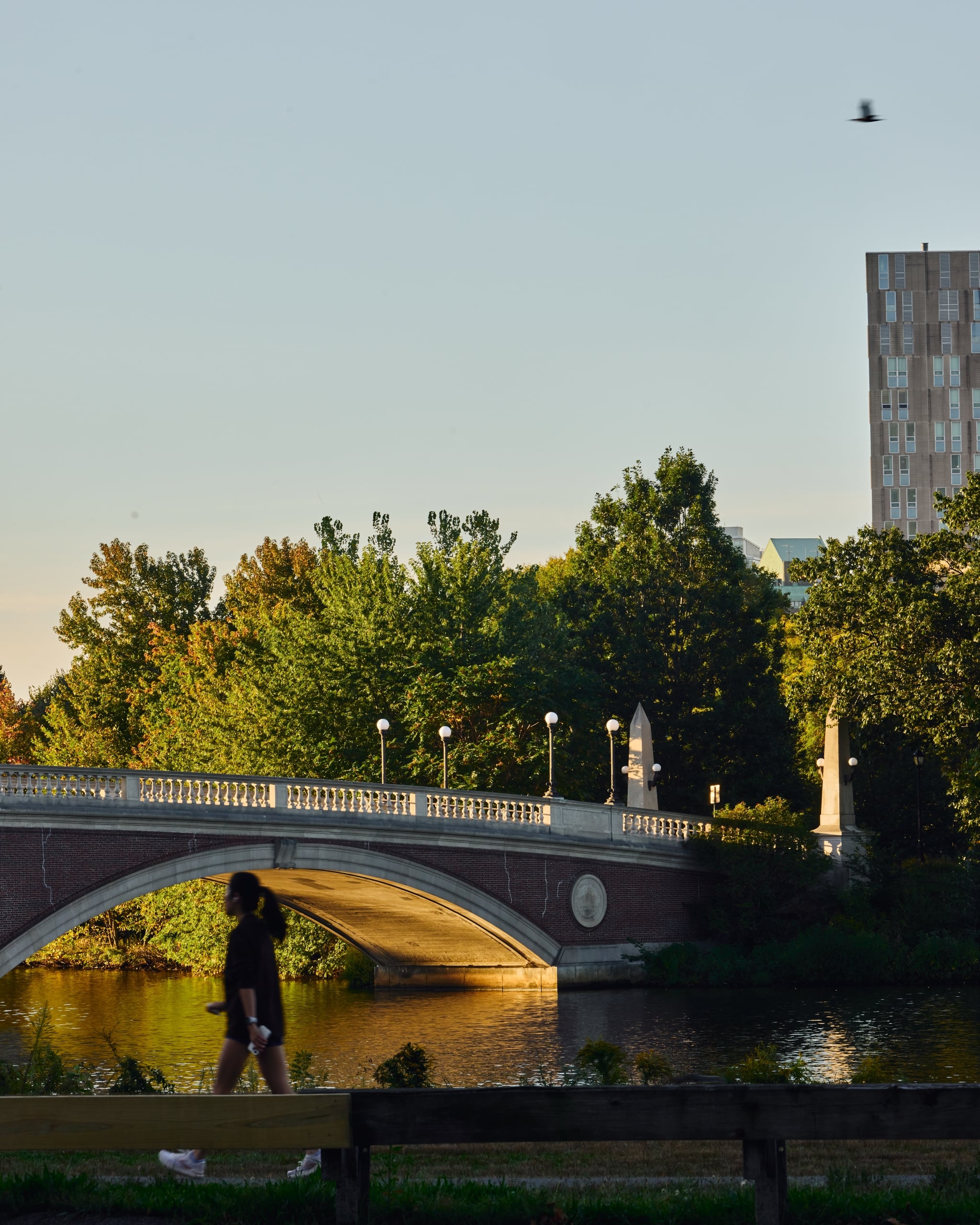 John W. Weeks Bridge over the Charles River in Boston.