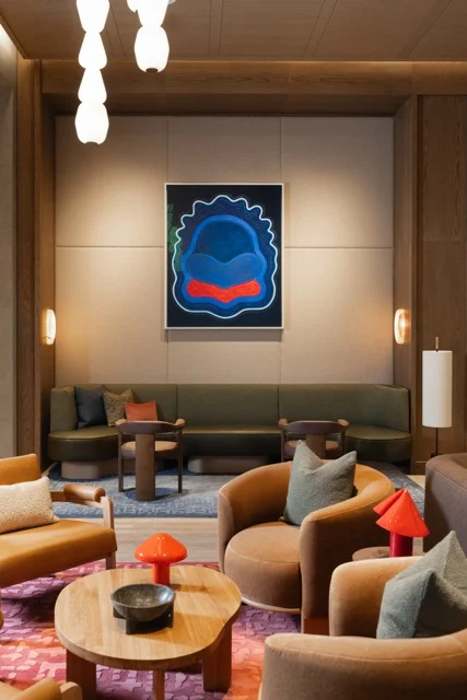 A common area of The Atlas Hotel