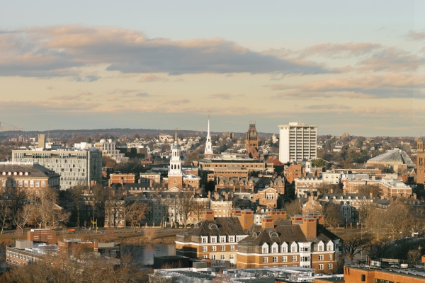 Views of the city of Boston skyline