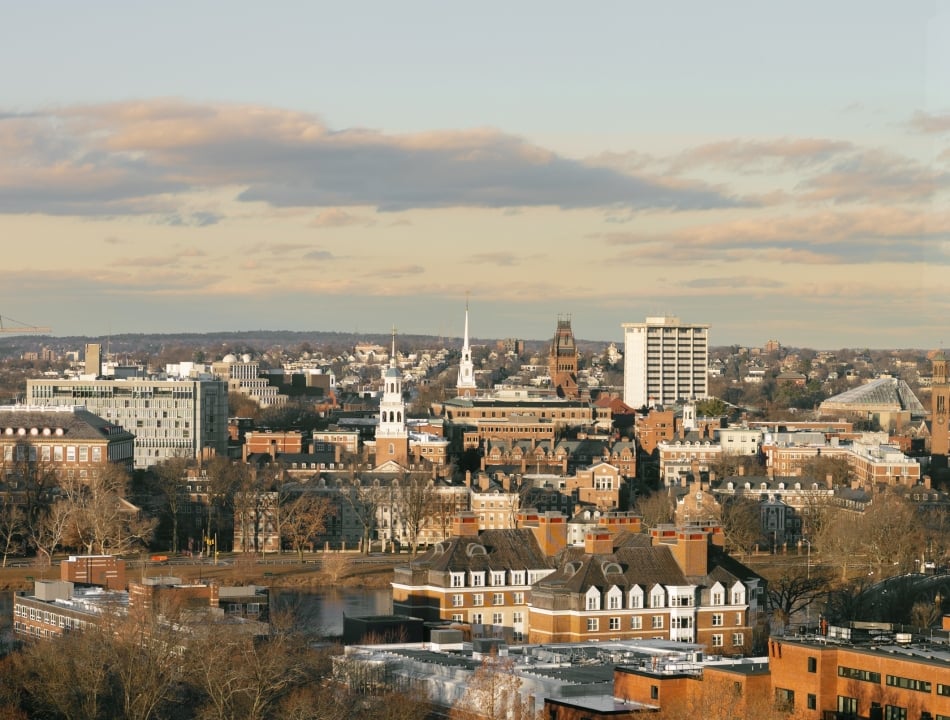 Views of the city of Boston skyline