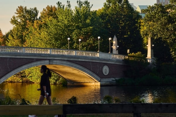 John W. Weeks Bridge over the Charles River in Boston.